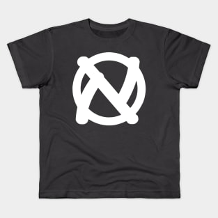 Jewish Anarchist Symbol (DIY Style) Kids T-Shirt